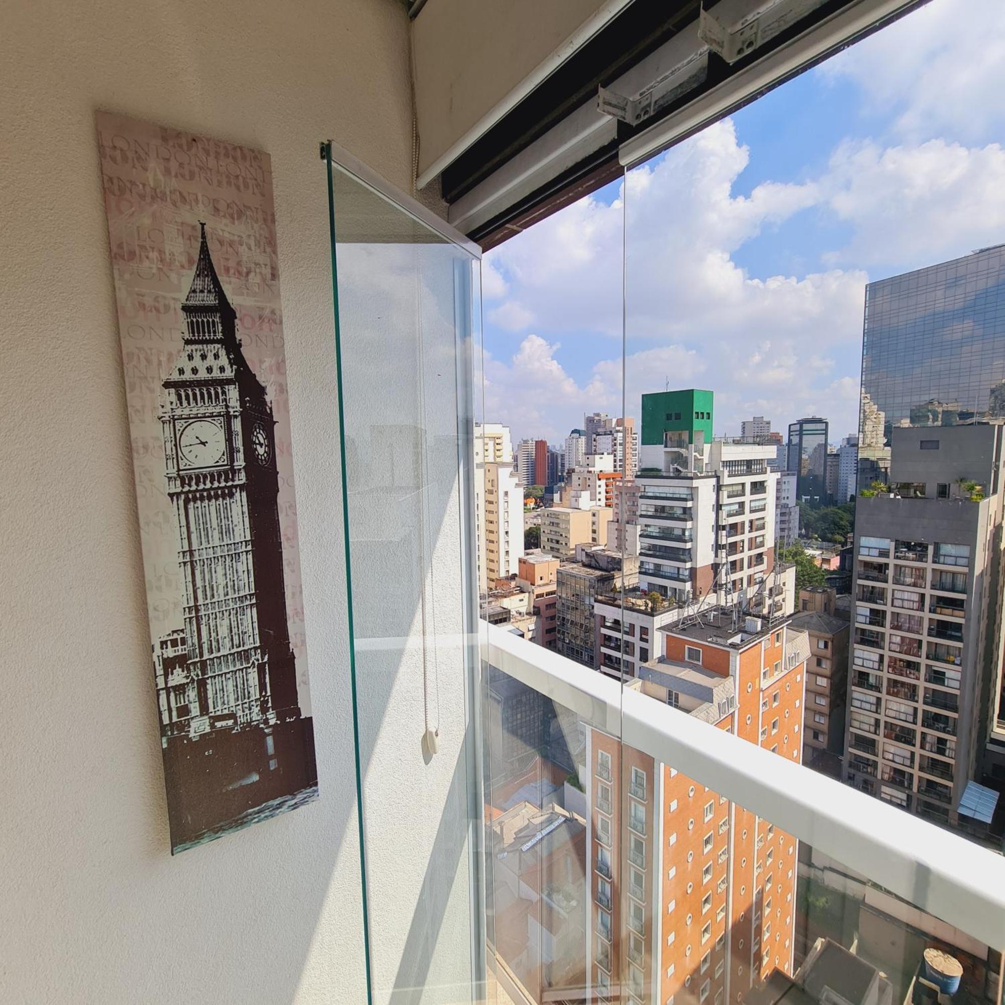 Ferienwohnung Studio Moderno & Rooftop Incrivel Augusta São Paulo Exterior foto
